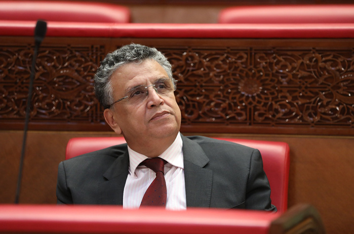 Le ministre de la Justice Abdellatif Ouahbi lors de la séance plénière de la Chambre des Conseillers du 10 décembre 2024