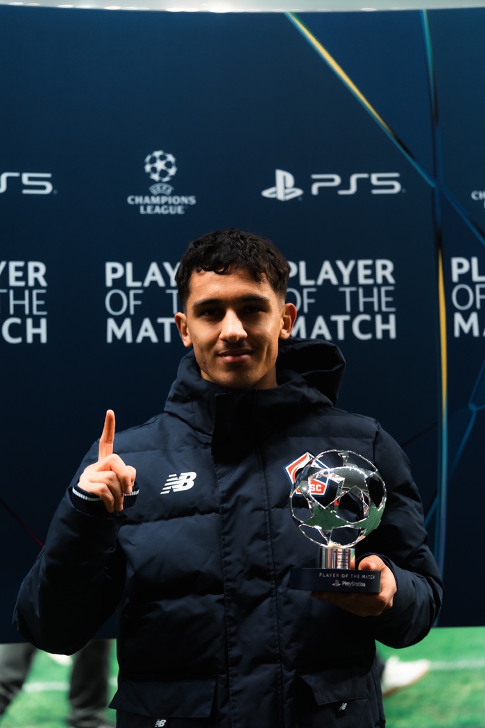 LDC. UEFA / J6 : Sahraoui MVP du match Lille-Strum Gaz