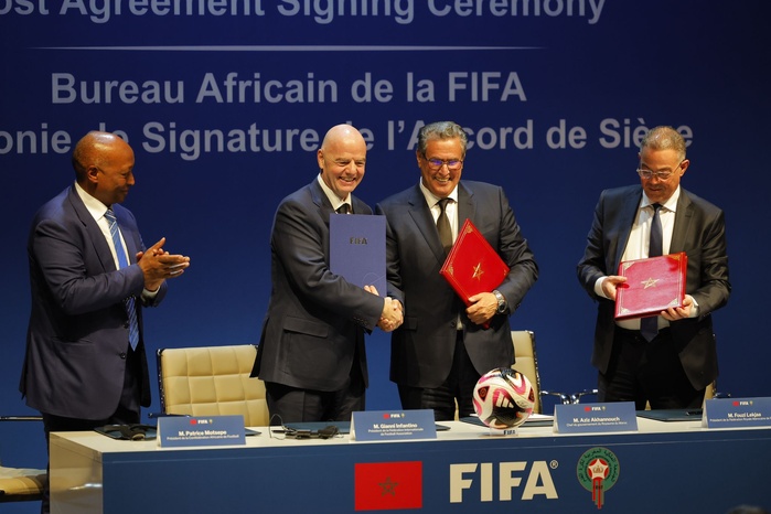 Foot mondial : La FIFA établit son 3e bureau régional au Maroc (Rabat)