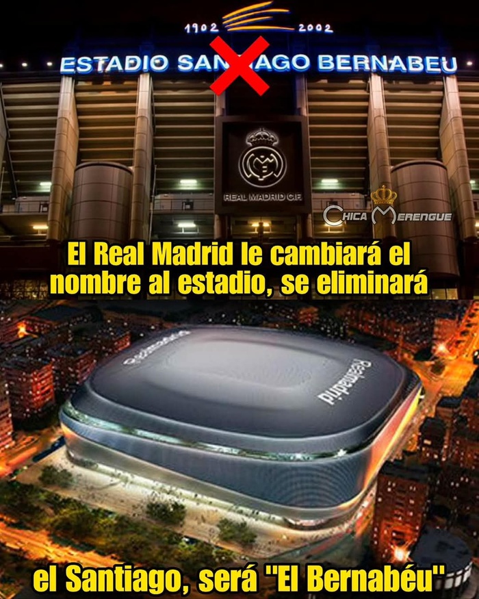 Real : Le Stade Santiago Bernabéu va changer de naming 