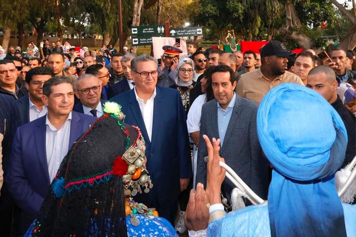 Nouvel An Amazigh 2975: Akhannouch visite le Salon de l'artisanat d'Agadir Ida-Outanane