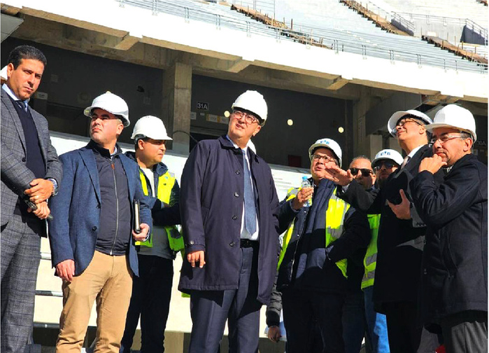 Grand Stade de Tanger : Le Wali inspecte les travaux