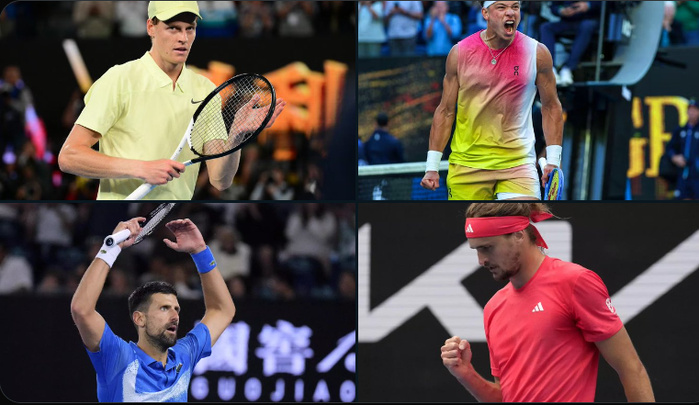 Tennis .Open d'Australie 2025 : Les demi-finales masculines vendredi matin