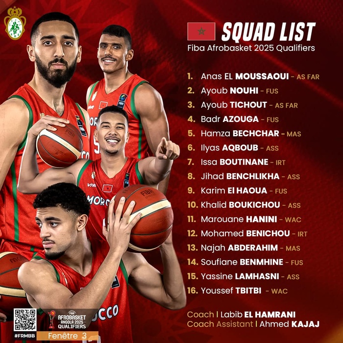 Éliminatoires de l’Afrobasket 25 : L’Equipe nationale en stage depuis mardi