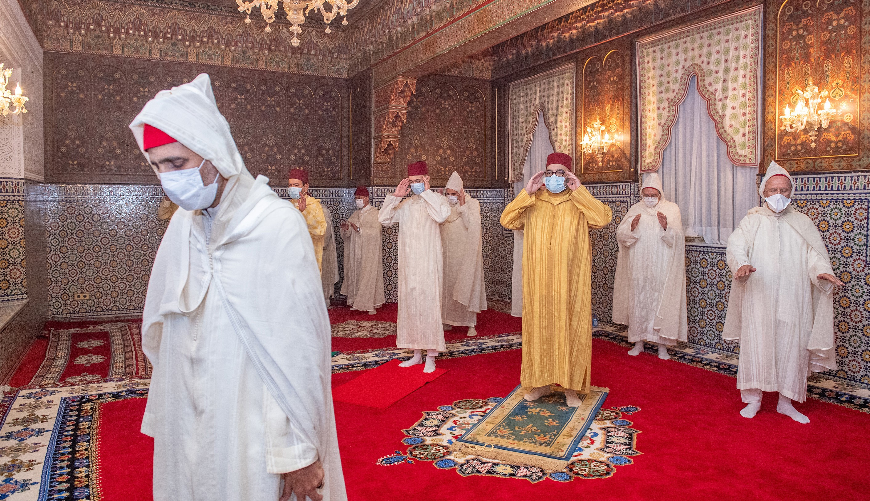 Sa Majesté le Roi Mohammed VI, SAR le Prince Héritier Moulay El Hassan et de SAR le Prince Moulay Rachid, commémorent Laylat Al-Qadr (Ph. MAP)