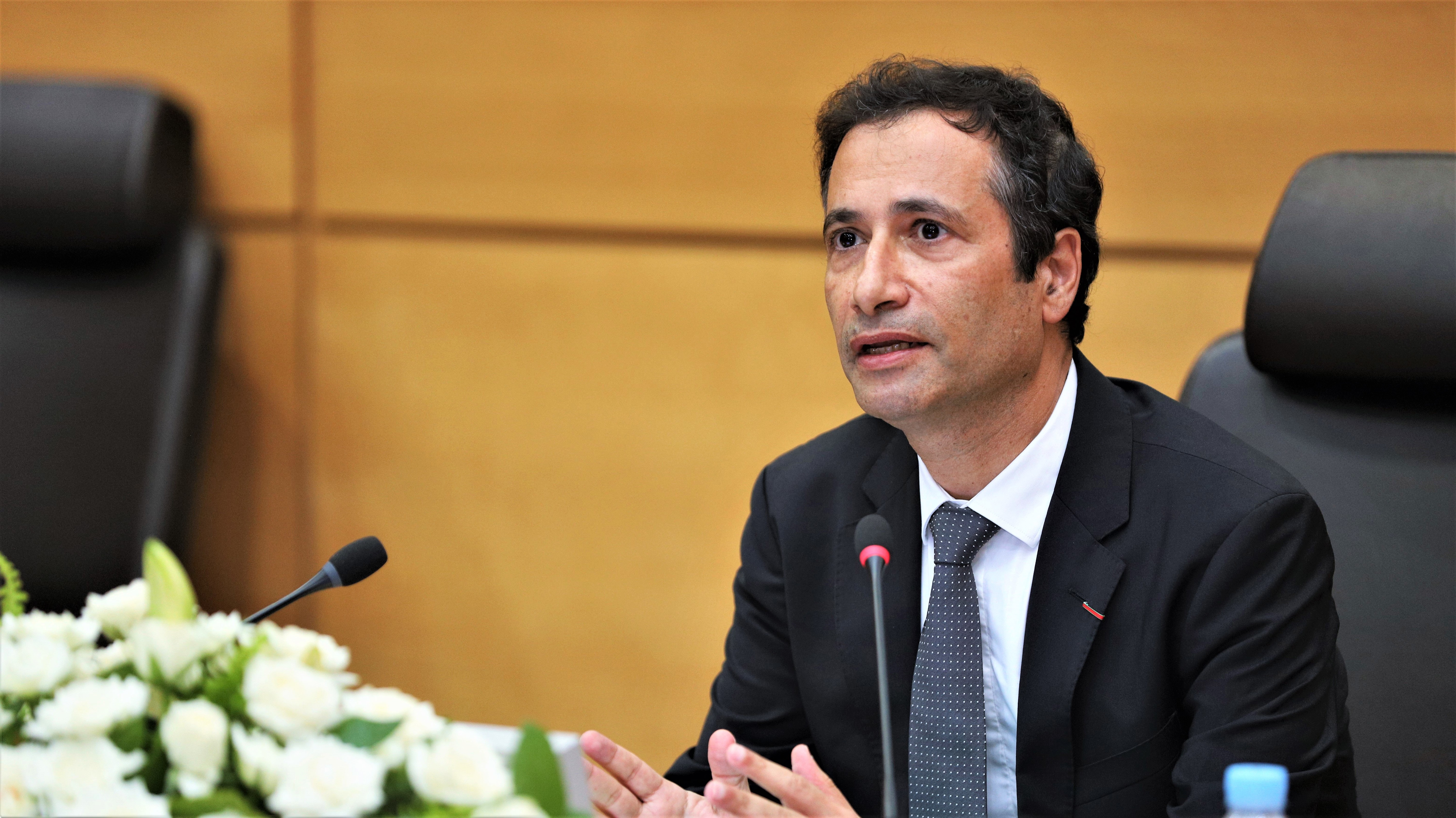 Ministre de l’économie, des Finances et de la Réforme de l'Administration, Mohamed Benchaâboun.