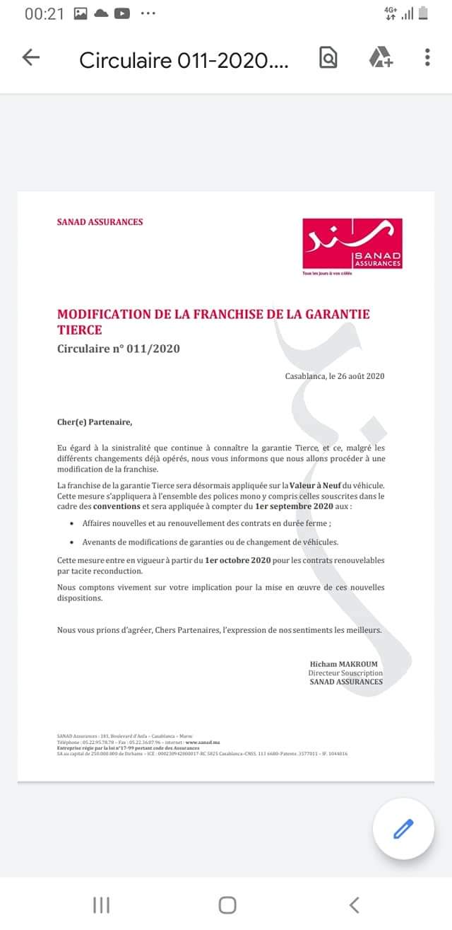 Compagnies d’assurances: entente sur la réduction du remboursement des dommages accidents