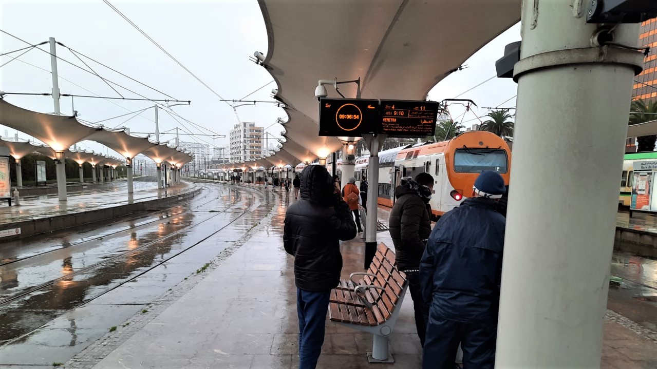 Axe Casa-Rabat : les fortes pluies paralysent le trafic ferroviaire