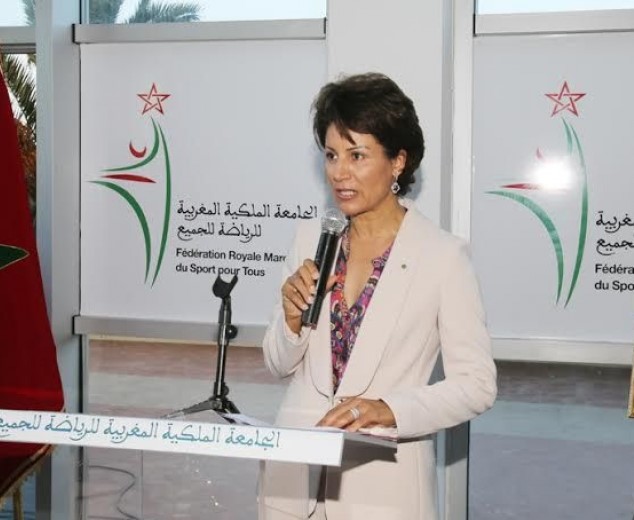 Nezha Bidouane, la présidente de la Fédération Royale Marocaine du Sport Pour Tous