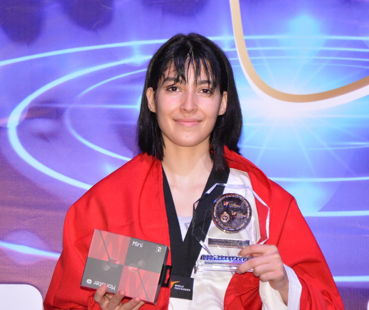 Oumaima Bouchti a remportéi la médaille d’or dans la catégorie des moins 53 kg