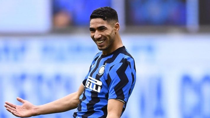 Foot italien : Hakimi et Erikson marquent et rapprochent l’Inter du Scudetto