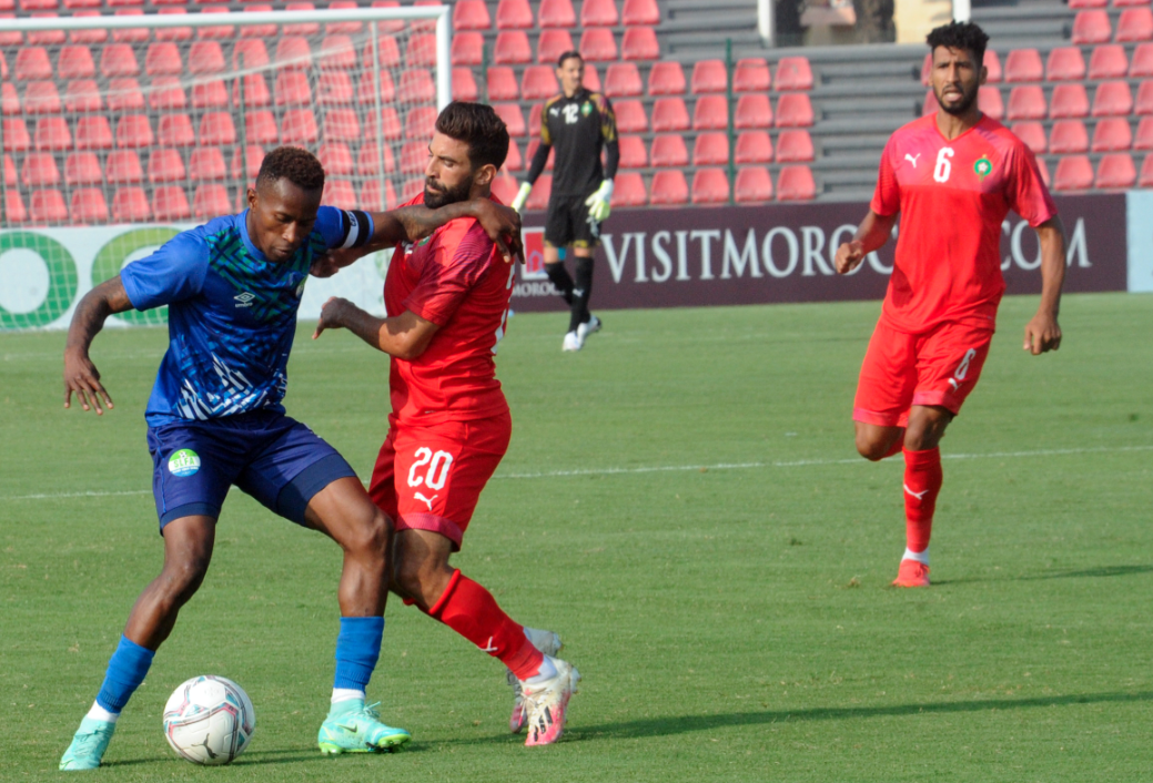 Matches préparatoires de l’équipe nationale A’ : Le Maroc difficile vainqueur de la Sierra Leone (2-1)