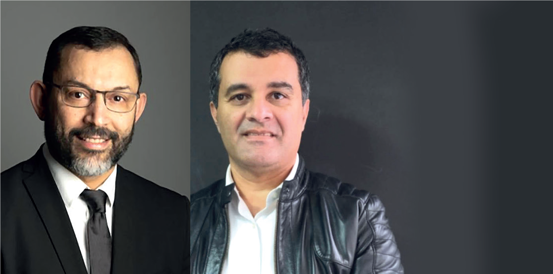 De gauche à droite : Zoubeir Lafhaj et Hassan Jaï, partenariat franco-marocain pour la promotion de la Construction 4.0.