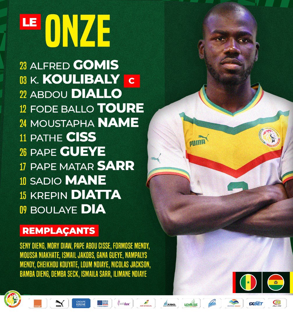 Matches préparatoires / Mondialistes africains : Test satisfaisant du Sénégal face à la Bolivie