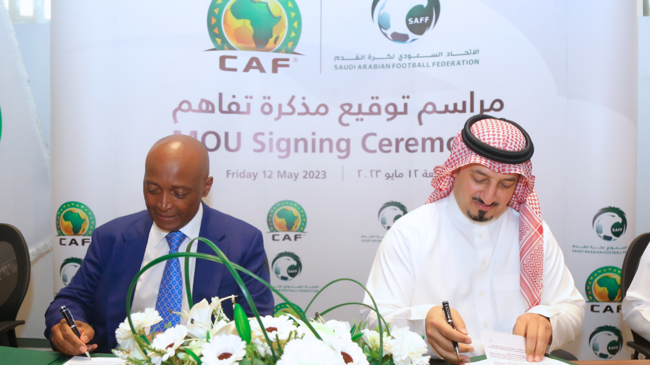 CAF/ Fédération saoudienne de football (SAFF) : Signature d’un protocole d'accord de cinq ans