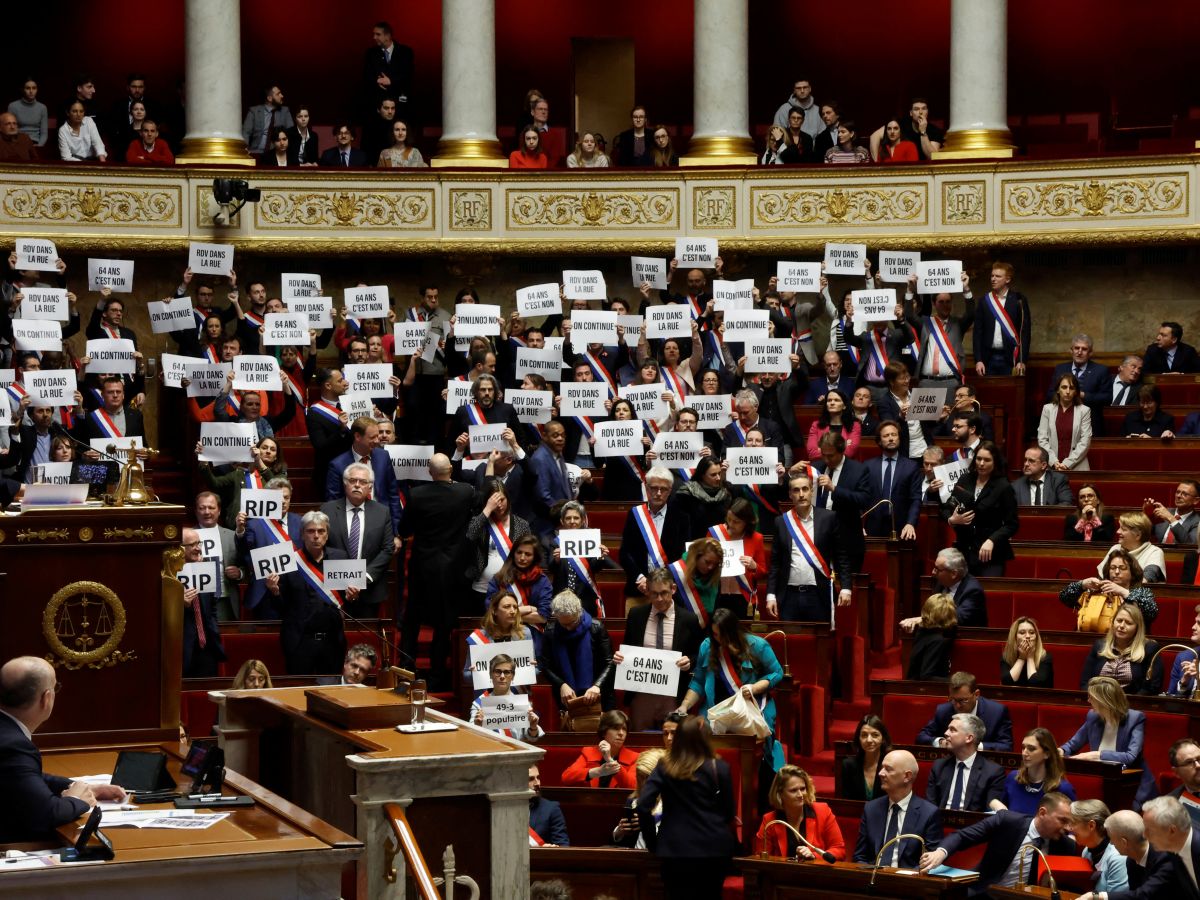 France / Réforme des retraites : Rejet de la motion de censure déposée par la NUPES