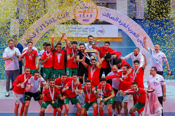 Futsal : Le Maroc, champion arabe pour la 3ème fois d'affilée