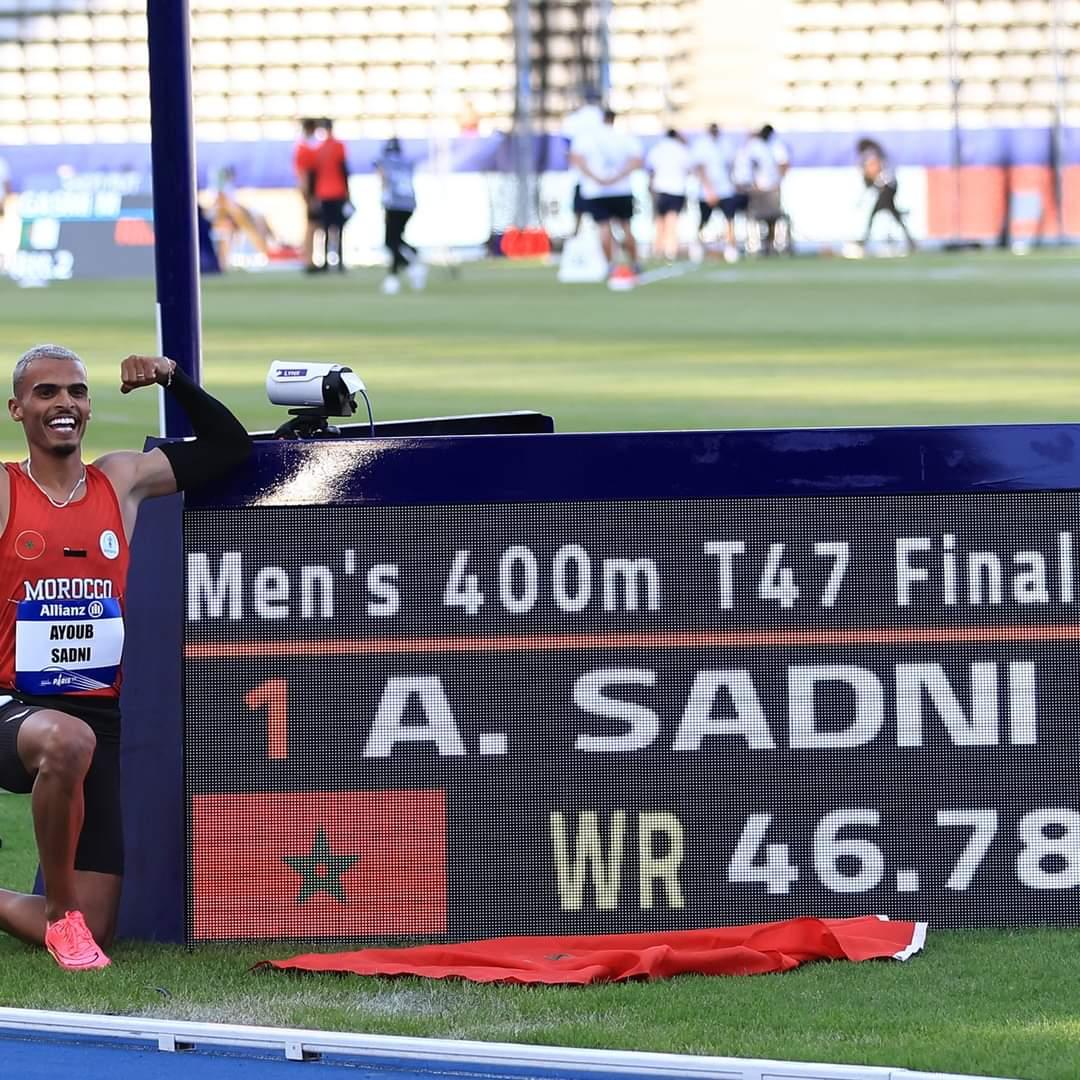 Mondiaux de para-athlétisme Paris-2023: Ayoub Sadni bat son propre record du monde