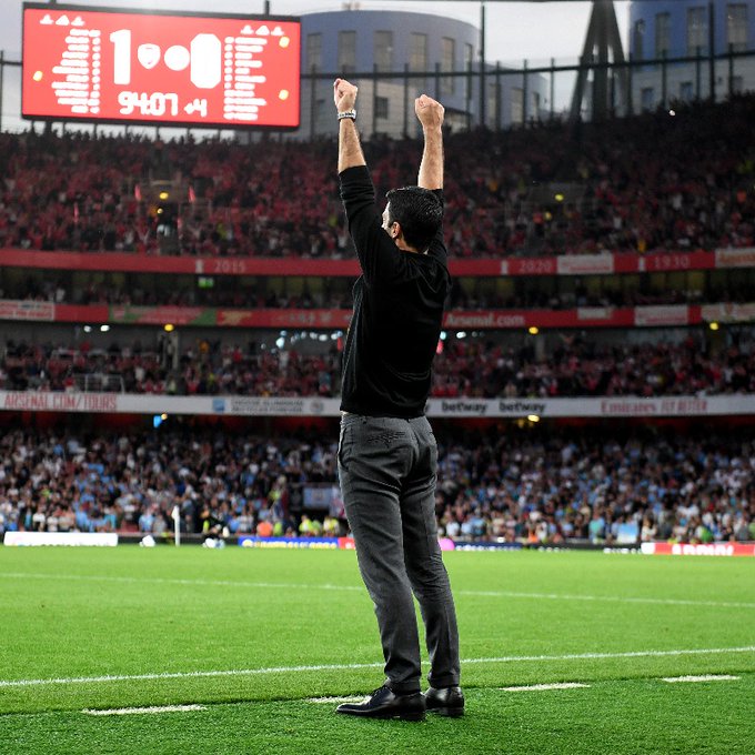 Premier League :  Victoire historique d’Arsenal devant le Man.City !