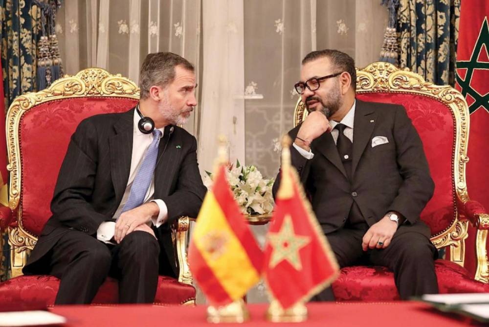 SM le Roi félicite le Souverain d'Espagne à l’occasion de la prestation de serment à la Constitution par sa fille SAR la Princesse Leonor en tant qu’Héritière de la Couronne
