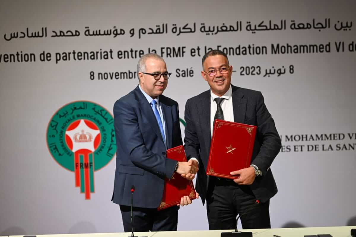 Signature d'une convention-cadre entre la FRMF et la Fondation Mohammed VI des Sciences et de la Santé