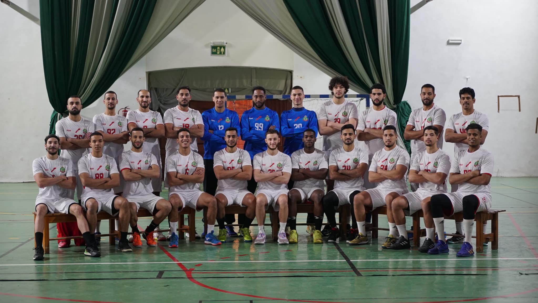 26e CAN de Handball / Egypte 2024:  Arrivée de l'Équipe nationale au Caire