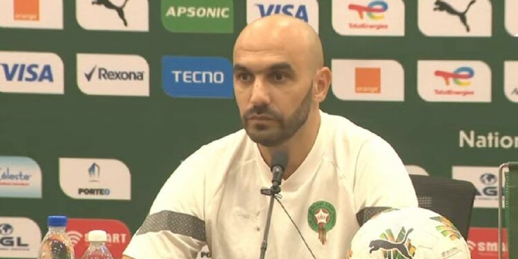  CAN 2023 / Walid Regragui : ‘’ Nous allons jouer pour avoir les 3 points’’