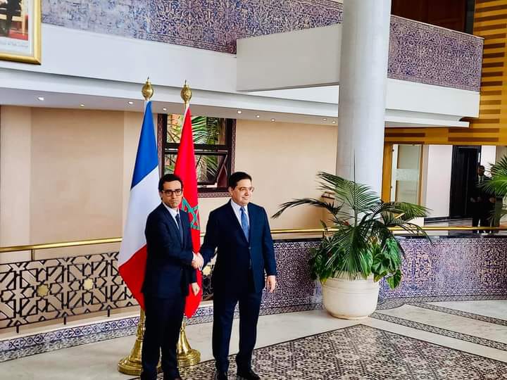 Stéphane Séjourné reçu par Nasser Bourita au siège de la diplomatie marocaine 