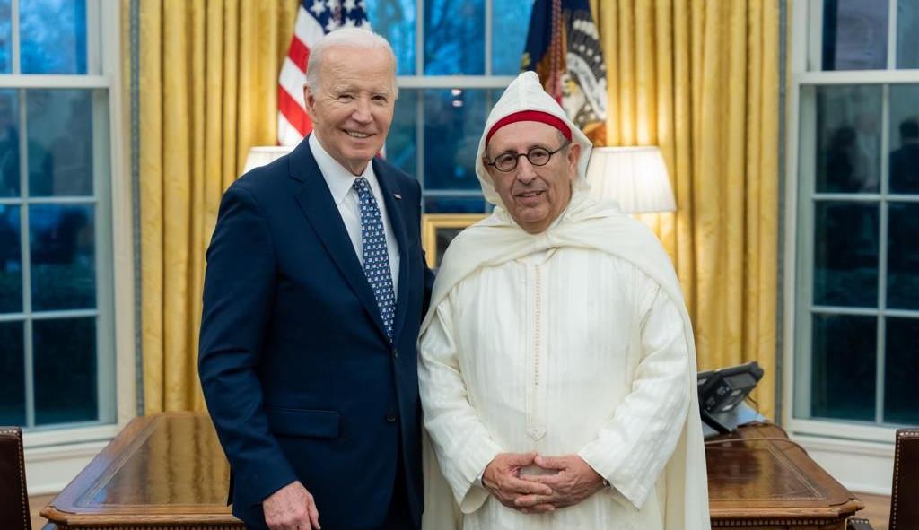Etats-Unis : Youssef Amrani présente ses lettres de créance au président Joe Biden