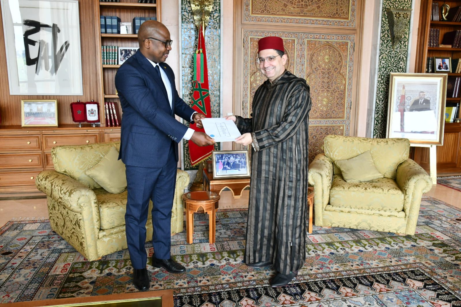 Le nouvel ambassadeur du Mali reçu par Nasser Bourita 