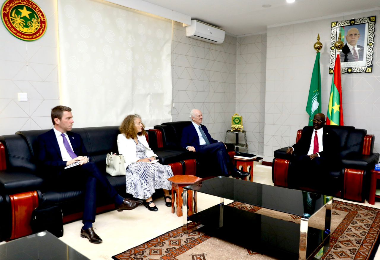 Staffan de Mistura se rend en Mauritanie à la veille de son briefing au Conseil de Sécurité