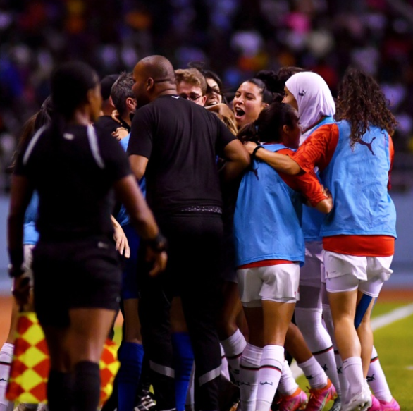 Foot féminin. Eliminatoires JO Paris 24: Des instants du 'Zambie-Maroc'  racontés en vidéos et photos !