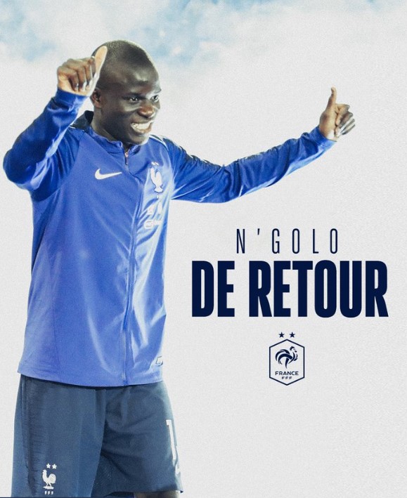 Euro 2024/ Liste de l'équipe de France: Kanté sort du désert, selon l’Equipe !