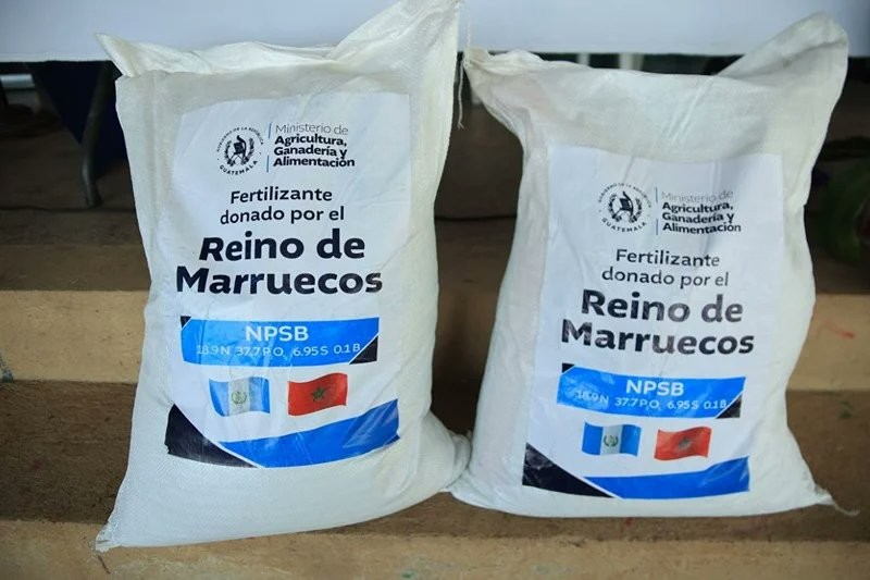 Le Maroc fait don d'engrais aux petits agriculteurs du Guatemala