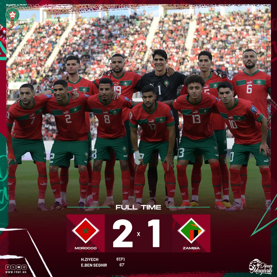 Maroc-Zambie: Une victoire importante mais pas satisfaisante !