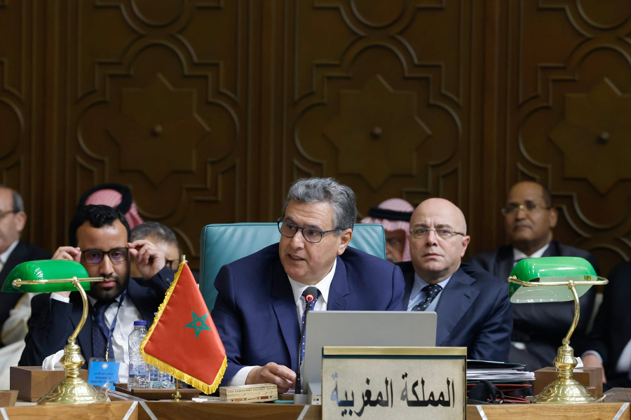 Aziz Akhannouch représente SM le Roi à la Conférence internationale sur l'aide humanitaire urgente à Gaza