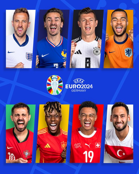 Euro Allemagne 24 / Le programme des quarts: Espagne-Allemagne au-dessus du lot !