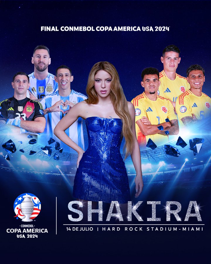 Copa América 2024: Shakira animera l’avant-finale !