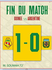 Foot olympique: L’Argentine battue par la Guinée !