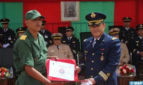 ​Cérémonie de clôture du service militaire du 38ème contingent des appelés à la BEFRA de Marrakech