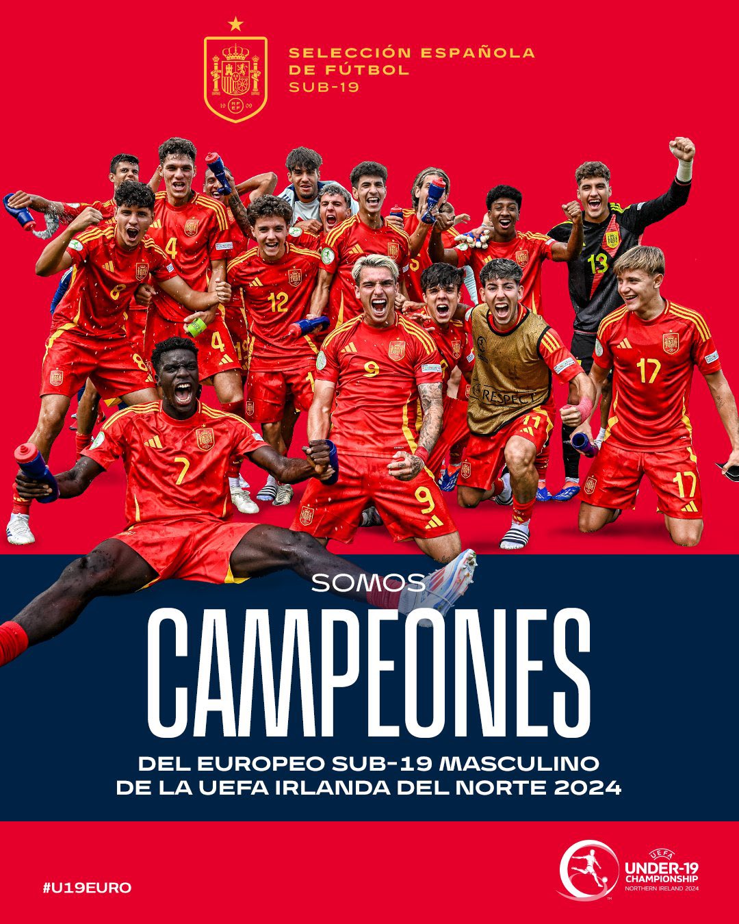 Foot Européen: L’Espagne U19, garçons et filles, Championne d’Europe 2024 !