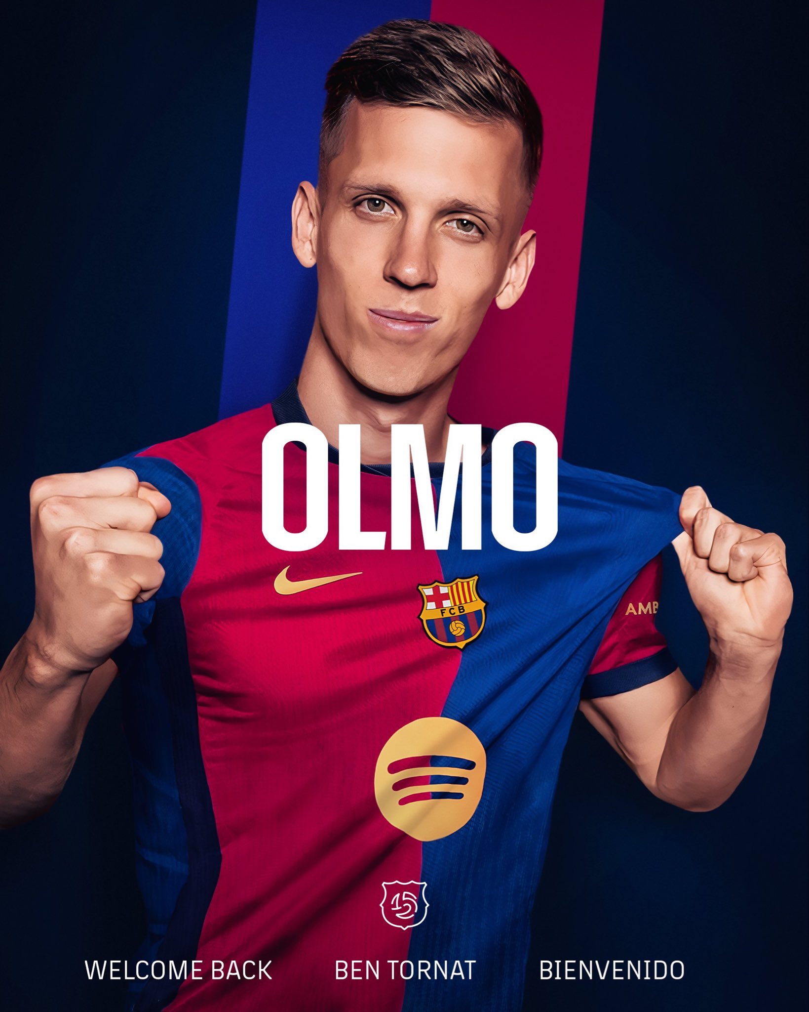 Barça : Présentation officielle de Dani Olmo