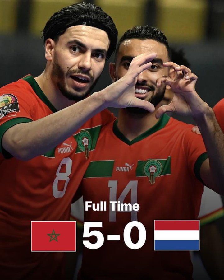 CDM Futsal 2024 : Le Maroc écrase les Pays-Bas en match de préparation