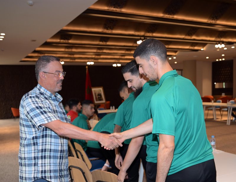 CDM Futsal 2024 : M. Fouzi Lekjaâ reçoit les composantes la Sélection Marocaine