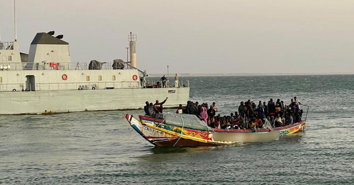 Dakhla: la Marine Royale porte assistance à 168 subsahariens candidats à la migration irrégulière