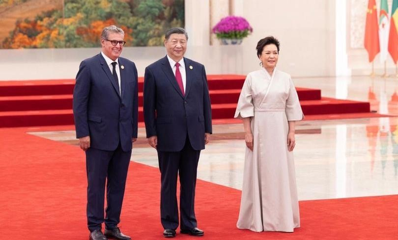 Akhannouch prend part à une réception offerte par le président chinois aux participants au Sommet du FOCAC