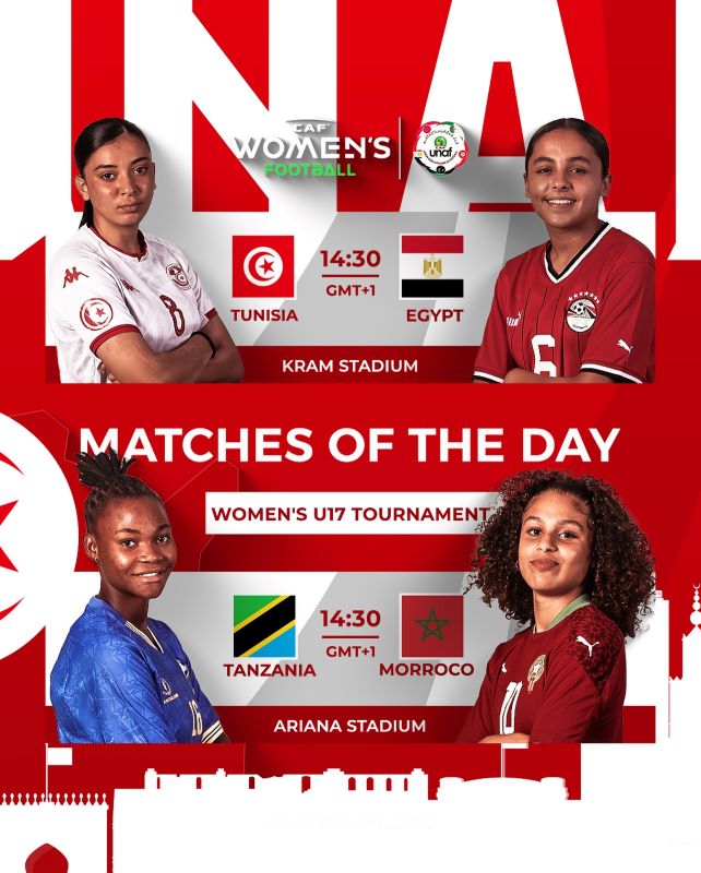 Tournoi féminin de l’UNAF U17: Maroc-Tanzanie cette après-midi