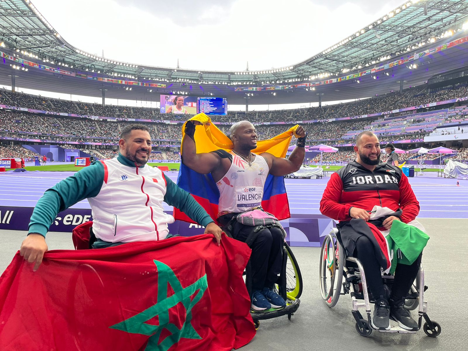 JP Paris 24/ Lancer du poids F34: Nouiri manque de très peu la médaille d’or !