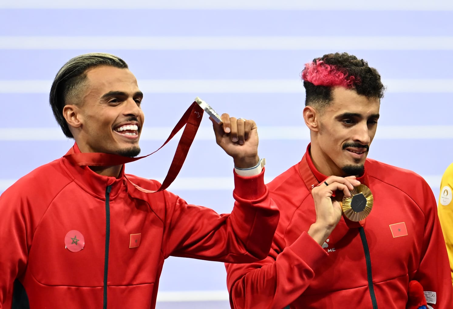 Deux Marocains sur le podium, c'est exeptionnel ! Photos Chidmi