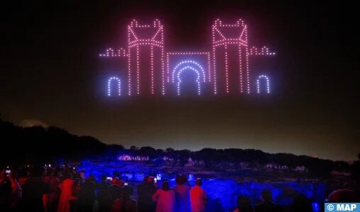 "Histoires Mérinides": des shows de drones illuminent les vestiges de Chellah